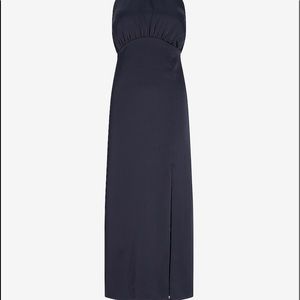 New Satin Halter Dress